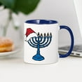 thumbnail image 3 of CafePress - Hanukkah And Christmas - 11 oz Ceramic Mug - Novelty Coffee Tea Cup, 3 of 4