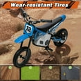 thumbnail image 5 of Kerry Yoo C11 36V Electric Dirt Bike for Kids 8-14, 350W Ride on Motorcycle, Electric Motorbike Teens,16 mph, High/Low Speeds-Blue, 5 of 6