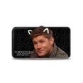 thumbnail image 2 of Supernatural Wallet, Hinged, Supernatural Sam Moose Dean Squirrel Poses Black Gray White, Vegan Leather, 2 of 3