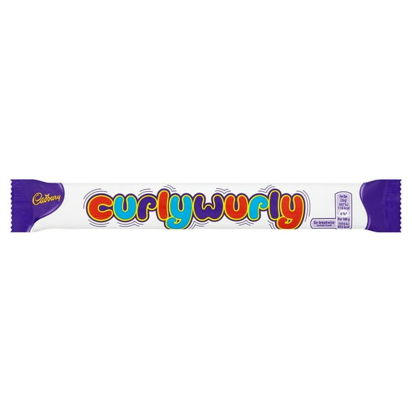 Cadbury Curly Wurly singles- twisty caramel centre covered by Cadbury's milk chocolate., 21.5g