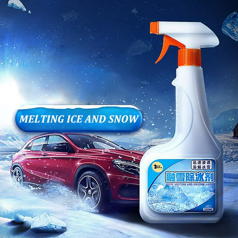 Tiitstoy Car Glass Defroster Deicing Agent Windscreen Antifreeze Deicing  Spray 500ml Multicolor