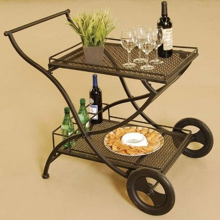 Laguna Ez Fold Wrought Iron Serving Cart Laguna Ez Fold Wrought Iron Serving Cart