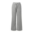 thumbnail image 5 of WERYOUNG Casual Loose Wide Leg Pants For Women Lightweight Long Trousers With Pockets Everyday Comfort Palazzo Pants For Women Comfortable Bottoms XL, 5 of 6