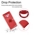 thumbnail image 4 of FIEWESEY Compatible with Samsung Galaxy Note 9 Case,Cute Girly Glitter Diamond Rhinestone Bumper with Ring Kickstand Pink TPU Protective Cover Case for Samsung Galaxy Note 9 Bling - Red, 4 of 7