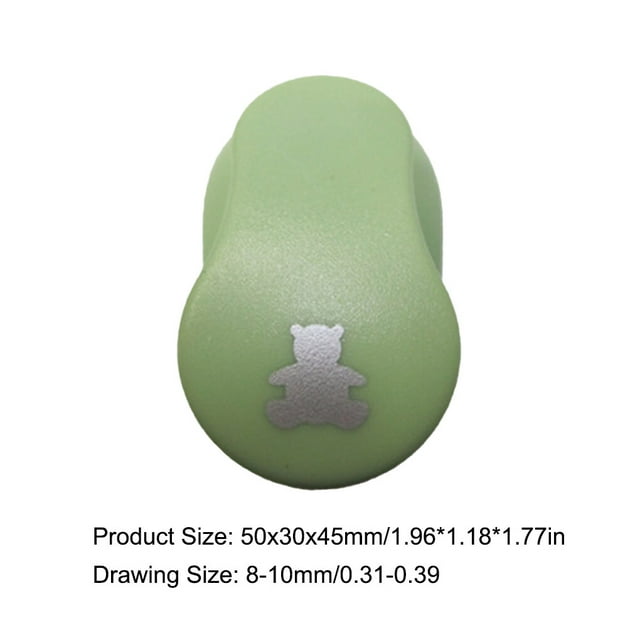 Hole Puncher Cards Labor-saving Photo Album Handmade Decoration Tool Accessories Easy and Fast Manual Tools Consistent Design bear