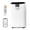With Heater, variant on SIMZLIFE 12000 BTU Portable Air Conditioner with WIFI for Room, Portable AC Unit with Remote Control, White
