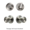 thumbnail image 5 of Sure-Loc Bg101 Bergen Passage Door Knob Set - Satin Stainless, 5 of 5