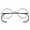 Gunmetal / Black-covered, variant on Agstum Retro Small Round Gold Wire Rim Eyeglasses Optical Glasses Frame with Cable Arms