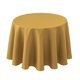 thumbnail image 1 of Mantel Biscaynebay redondo, 178 cm, resistente al agua, dorado, 1 of 9