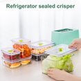 thumbnail image 2 of 1 Set Food Storage Jar Transparent Large Capacity Leakproof  Moisture-proof Clear Grain Storage Box Tank Kitchen Supply, 2 of 12