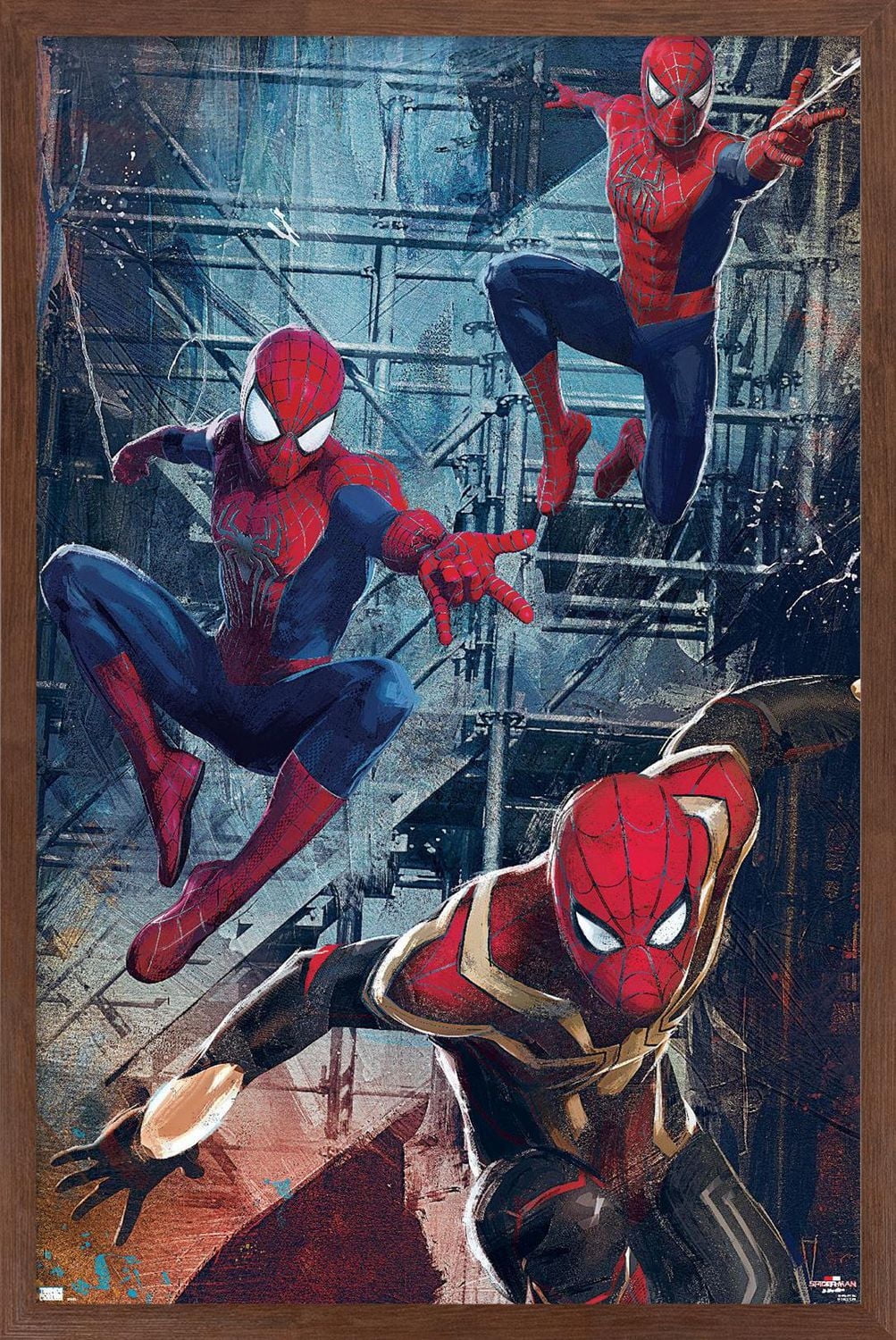 Marvel Spider-Man: No Way Home - Trio Wall Poster