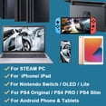 thumbnail image 5 of Mando inalámbrico multifuncional 2.4G compatible con PS4/PS3/iOS/Switch/Steam Gamepad, 5 of 5
