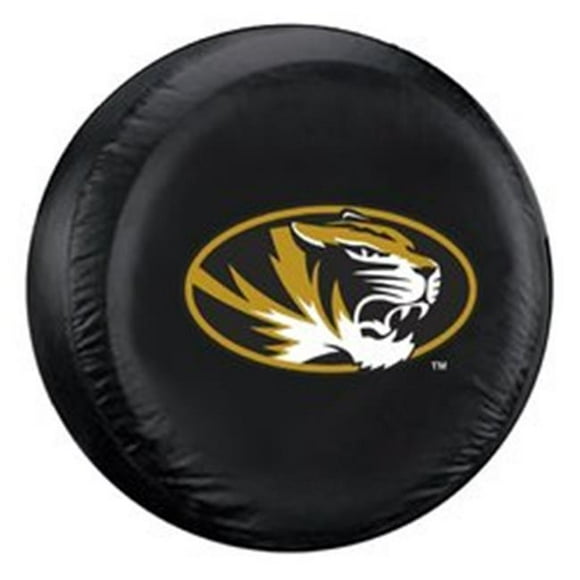 Missouri Tigers Tire Cover Standard Size Black