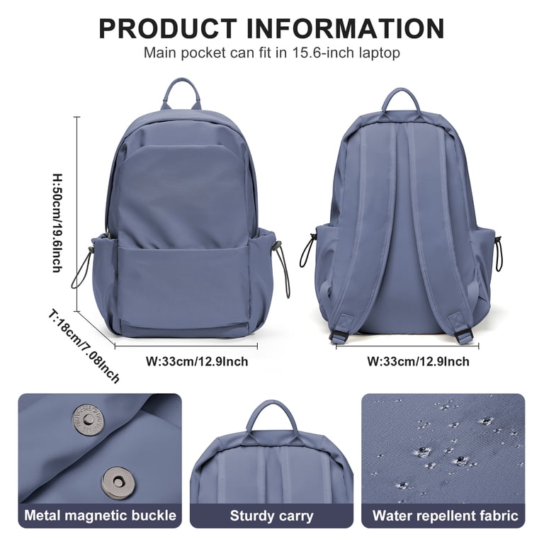 Water-Resistant School Backpack With Laptop Compartment photo 4
