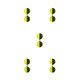 thumbnail image 3 of Soidarity 10 piezas línea de pesca ruido doble cuentas campana portátil al aire libre agua de mar roca barco pescado alarma aparejo negro verde Type2 NO2 Soidarity CBP432263, 3 of 5