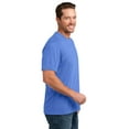 thumbnail image 2 of District Made Mens Perfect Blend Crew Tee-M (Heathered Royal), 2 of 3