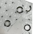 thumbnail image 4 of Ambesonne Halloween Grommet Curtain, Black Animal Fractal View, 50" x 120", Pale Grey White and Black, 4 of 6