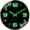 Gold Frame, variant on QKURT Wall Clock 12inch, Battery Operated Silent Non-Ticking Glow in The Dark Clocks Analog Small Digital Night Light Up Neon Outdoor Clocks for Living Room Bedroom Kitchen Bathroom Home Decor