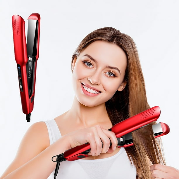 XZNGL Natural Curls Hair Curler Curling Wand Negative Hair Straightener Without Damaging Hair Curls Fast Heating Crimper Wand Curler In All Hair
