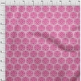 thumbnail image 3 of oneOone Organic Cotton Voile Fabric Floral Block Printed Fabric 1 Yard 42 Inch Wide, 3 of 4