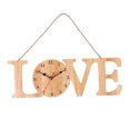 thumbnail image 4 of EXHUMKY Bedroom Wall Clock Hemp Rope Wall Hanging Decoration Silent Operation 1Pack for Homeowners, 4 of 8