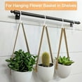 thumbnail image 4 of 12 Pack 4 Inch S Hooks for Hanging Plants,Heavy Duty S Hooks, Vinyl Coated Non Slip Clothes S Hooks, Black S Hooks Pot Rack Closet Hooks for Hanging Plants, Clothes, Kitchen Utensil, Pots, Pans, 4 of 7