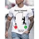 thumbnail image 1 of Funny Fishing Man Print Men's Casual Short Sleeve Shirt, Men's Shirt For Summer Vacation Resort, Tops For Men, 1 of 7