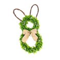 thumbnail image 3 of Guirnalda de Corona de Primavera de Conejo de Pascua de Ratán de 20x10 Pulgadas para Accesorios de Pasillo, 3 of 9