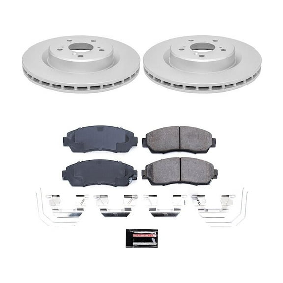 Front Brake Pad and Rotor Kit - Compatible with 2021 - 2025 Acura TLX 2022 2023 2024