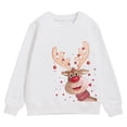 thumbnail image 3 of NIJNFCLOTH Chandails en Molleton de Noël Enfants Manches Longues Col Rond Imprimé Lettre Léger Chandails en Molleton Blouse Taille : 4-5 Ans, 3 of 6