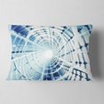 DESIGN ART Designart 'Fractal 3D Network Spiral' Contemporary Throw