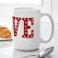 thumbnail image 6 of CafePress - Snoopy Holiday Love - 15 oz Ceramic Large White Novelty Mug, 6 of 6