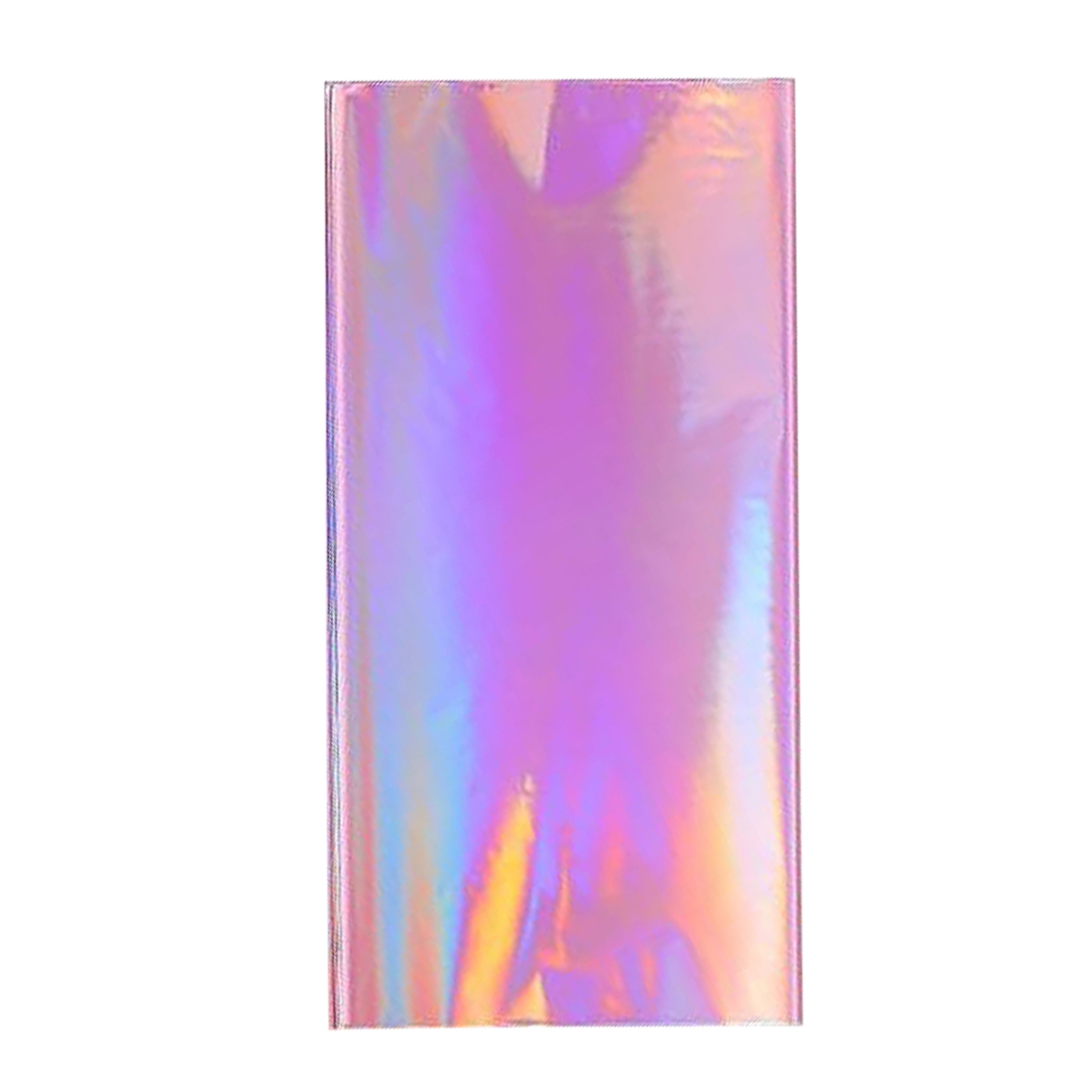 Just Shimmer 2-Pack Pink Foil Metallic Tablecloth - 54x72 Inch Disposable Party Table Cover - View #8