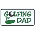 thumbnail image 1 of Golfing Dad Metal License Plate, 1 of 1