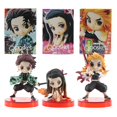 thumbnail image 3 of Q.ver-figura DE ACCIÓN DE Kimetsu no Yaiba, Nezuko, Tanjirou, Zenitsu, Giyuu, Inosuke, Demon Slayer, juguetes de Anime en PVC, 3 unidades por juego, 3 of 4