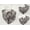 Silvery Gray, variant on Floral Garden Tissue Box Cover by Penny's Needful Things (Short Rectangle) (Golden Brown)