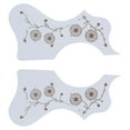 thumbnail image 1 of Guitar Pickguard Set, Bright Colour Guitar Pick Guard Beautiful Patterns Guitar Guard Replacement Plastic Pickguard Plate  For Professional For Beginner Black,White,Red,Brown, 1 of 8