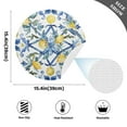 thumbnail image 2 of Ryvnso Lemon with Bohomia Round Plate Mats Dining Table Placemat Set of 4 for Holiday Decoration, 2 of 7