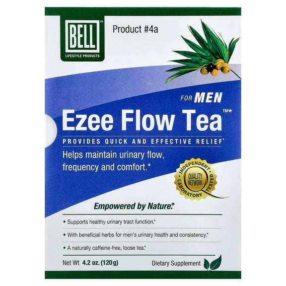 Bell Lifestyle Ezee Flow Tea for Men, 4.2 oz (120 g)