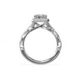 thumbnail image 4 of 1.00 Carat Excellent Asscher Cut Natural Diamond Beautiful Solitaire with Accents Bridal Ring for Bride Solid 18K White Gold Size 5, 4 of 9