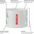 thumbnail image 3 of Sierra perforadora BOSCH HBT200 bimetálica con ranura en T de 51 mm, 3 of 9