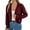 Red, variant on Gyexs Womens Plus Size Crochet Cardigan Sweater Long Sleeve Hollow Out Open Front Cardigans Outwear (Red, Size XL)