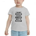 thumbnail image 2 of I'm Not Arguing I'm Just Explaining Why I'm Right Cute Toddler T-Shirts for Boys Girls (Gray, 5/6T), 2 of 5