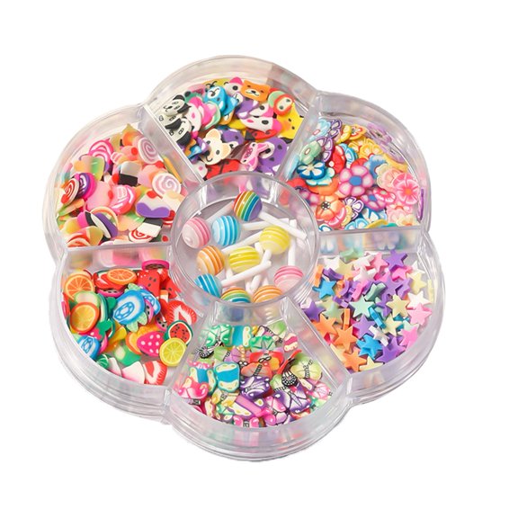 Mosey Decorative Nail Decor Solid for Manicure Vivid