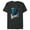 Dark Heather, variant on Disney Villains Ursula Infamous Illustrated - Short Sleeve Blended T-Shirt for Adults - Customized-Ocean Blue