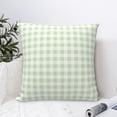 thumbnail image 6 of Rateoe Green Checkboard Pattern Throw Pillow Cover Premium Pillow Stuffer Sham Square for Decorative Cushion Bed Couch Sofa(Pillow insert not included), 6 of 8
