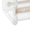 thumbnail image 2 of Washi Tape Dispenser Washi Tape Storage Dispenser Tape Holder Cutter Washi Tape Dispenser Cutter Transparent 2 Serrated Bars ABS Plastic Stackable Tape Holder Dispenser For Storage, 2 of 5