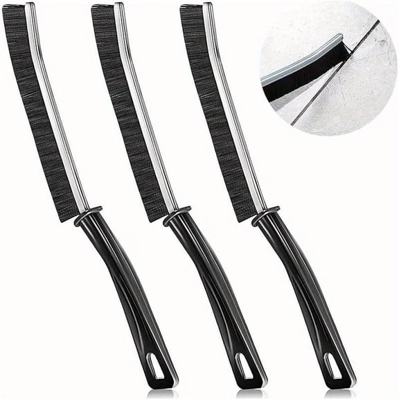 Detail Cleaning Brush – Soft Bristle Crevice Cleaning Tool with Non Slip Handle, Multi Purpose Dust Removal Brush for Keyboard, Air Vents, Electronics, Car Interior, Window Tracks & Tight Spaces