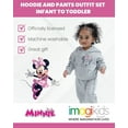 thumbnail image 5 of Disney Minnie Mouse Infant Baby Girls Fleece Pullover Hoodie and Pants Outfit Set Infant to Toddler, 5 of 5