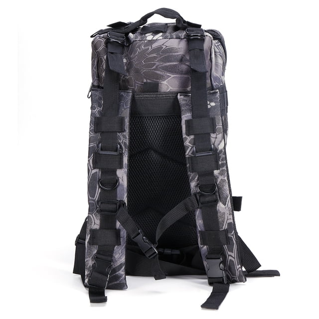 Bolsa Mochila al aire libre de camuflaje Mochila impermeable Oxford Tactic (Python Black) Likrtyny Para Estrenar